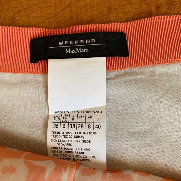 Weekend MaxMara silk skirt - Picture 3 of 3